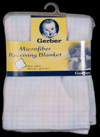 Gerber Baby Microfiber Receiving Blanket Boy Girl NEW